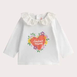 Brassiere bianco sporco per neonate