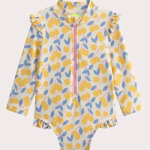 Costume da bagno anti-UV stampato per bambina