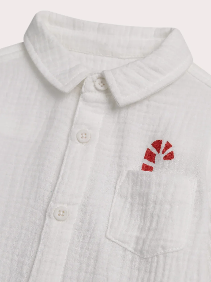 Camicia bianca per bambino - immagine 4